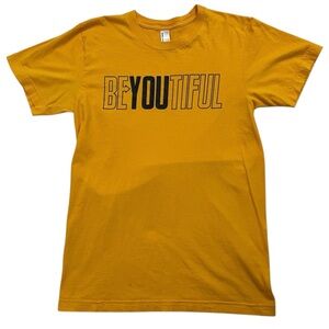 American Apparel Beyoutiful Short Sleeve Tee - Small, Yellow